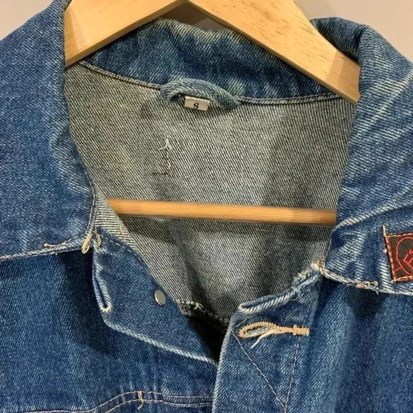 Vtg 80’s F14 Denim Jean Jacket - Picture 6 of 11